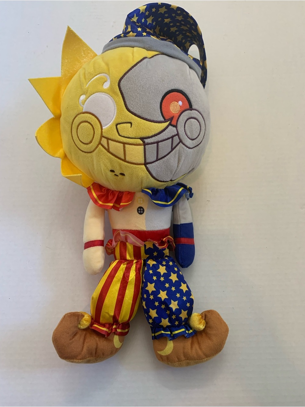 Five Nights at Freddie’s Funko Yellow Blue Red Sun & Moon Jester Plush 14”